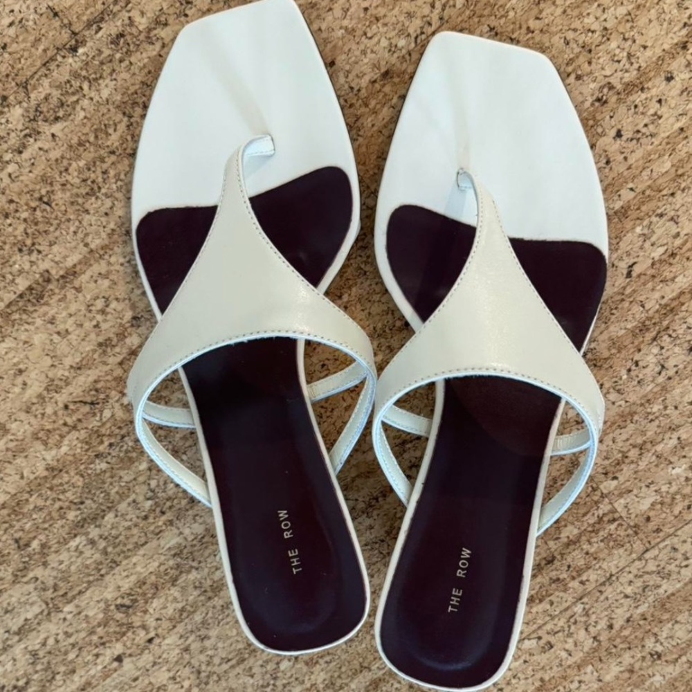 The row kitten heel sandal.